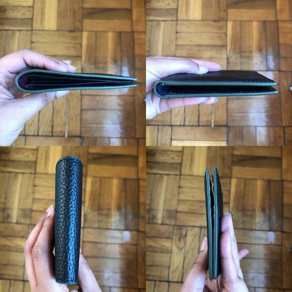 Leather wallet Black men - Picture 9 of 11